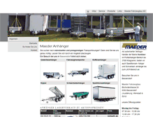 Tablet Screenshot of profianhaenger.maederfahrzeugbau.ch